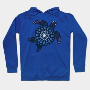 Blue Turtle Aboriginal Hoodie